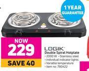 Game Logik double spiral hotplate offer