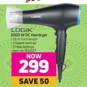 Game Logik 2000w dc hairdryer offer