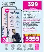 Game Tecno camon 17p lte smartphone-each offer