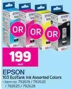 Game Epson 103 eco tank ink assorted colours-each offer