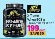 Game Npl x-treme whey-908g each offer
