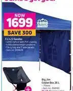 Game Camp master 3 x 4.5 gazebo offer