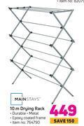 Game Mainstays 10m drying rack offer