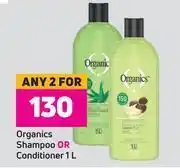 Game Organics shampoo or conditioner-for any 2 x 1ltr offer