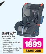 Game Safeway xtreme car seat (group 0+/1/2) offer