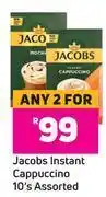 Game Jacobs instant cappuccino assorted-for any 2 x 10's pack offer