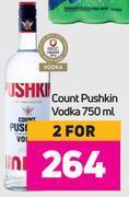 Count pushkin vodka-for 2 x 750ml