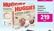Game Huggies extra care diapers (assorted sizes)-each offer