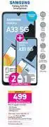 Game 2 x samsung galaxy a33 5g smartphone-on 2gb red top up core more data + on promo 70 offer