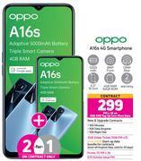 Game 2 x oppo a16s 4g smartphone-on 2gb red top up core more data + on promo 70 offer