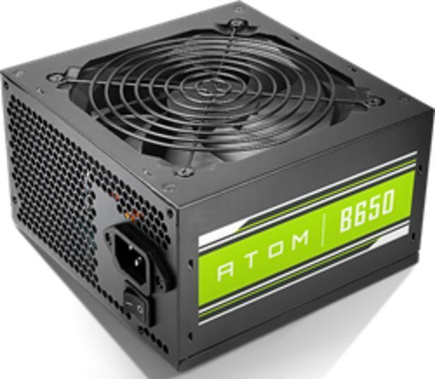 Antec atom 650w nonmodular black desktop power supply offer at Mitabyte