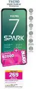 Game Tecno spark 7 64gb 4g smartphone-on red flexi 130 offer