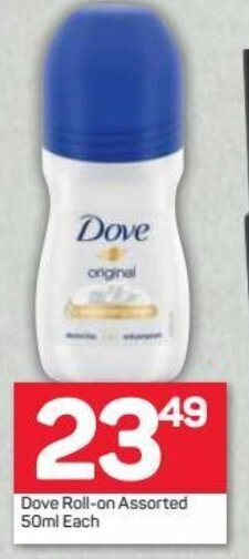 Pick n Pay Dove Roll-On Assorted 50ml offer
