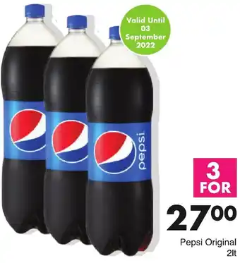 Save Pepsi Original 3x2lt offer