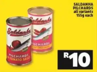 Saldanha Pilchards all variants 155g