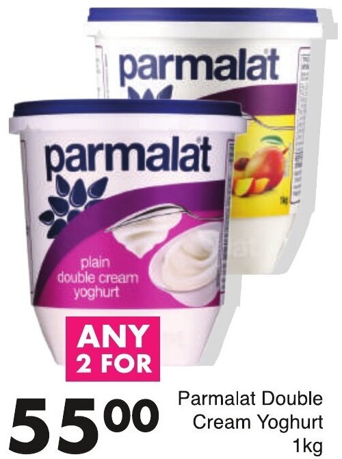 Parmalat Double Cream Yoghurt 1kg offer at Save