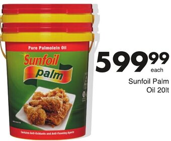 Save Sunfoil Palm Oil 20lt offer