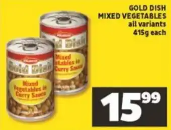 Gold Dish Mixed Vegetables all variants 415g