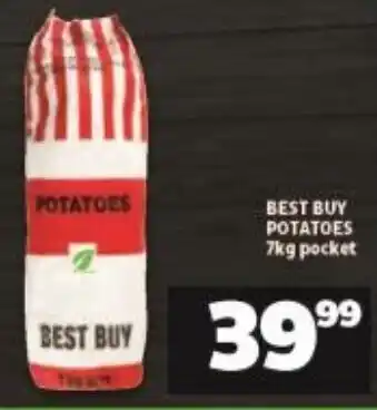 FoodWorld Best Buy Potatoes 7kg pocket offer