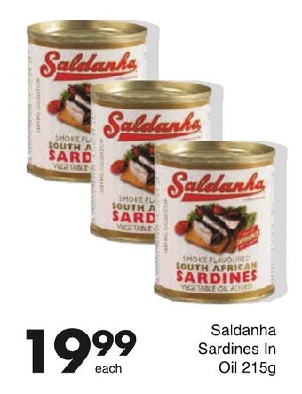 Save Saldanha Sardines in Oil 215g offer