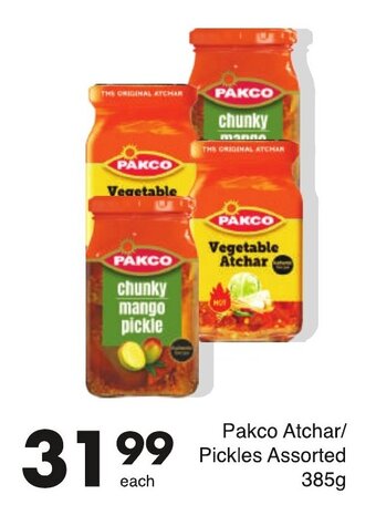 Save Pakco Atchar / Pickles assorted 385g offer