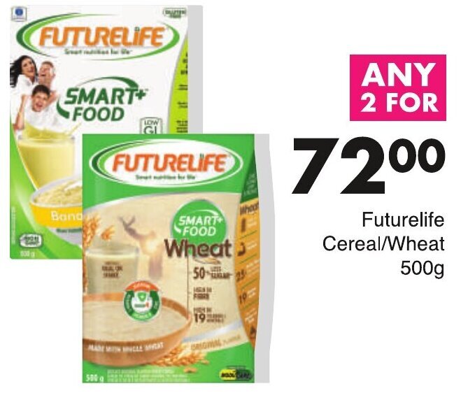 Futurelife Cereal/Wheat 500g offer at Save