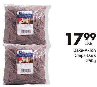 Save Bake-A-Ton Chips Dark 250g offer