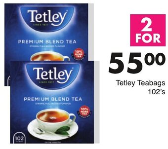 Save Tetley Teabags 102's offer