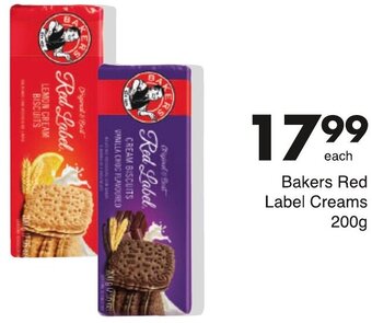 Bakers Red Label Creams 200g