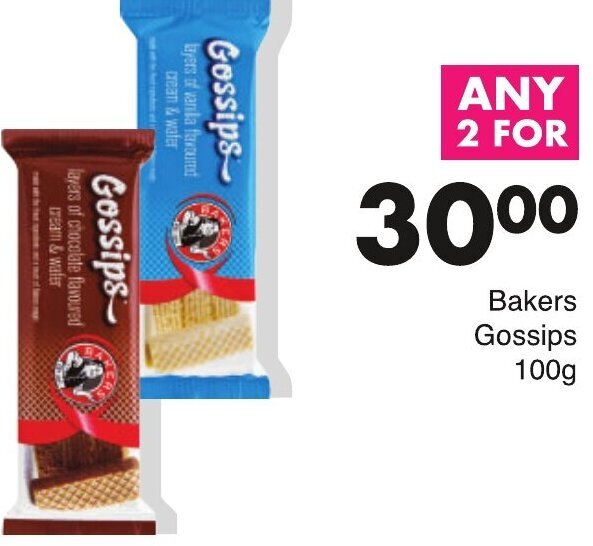 Bakers Gossips 100g offer at Save