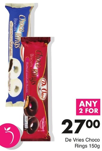 Save De Vries Choco Rings 150g offer