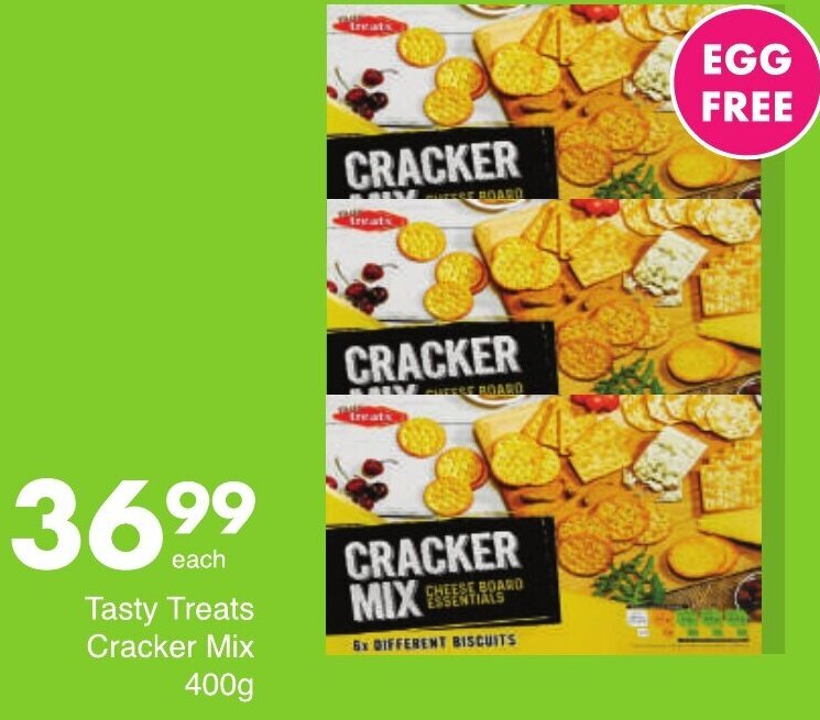 Tasty Treats Cracker Mix 400g offer at Save