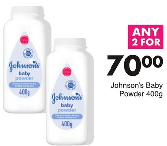 Save Johnson's Baby Powder 400g offer
