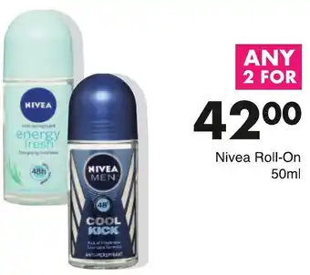 Save Nivea Roll-On 3x50ml offer