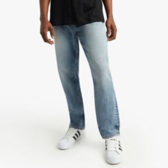 Sportscene Redbat men's medium blue straight jeans offer