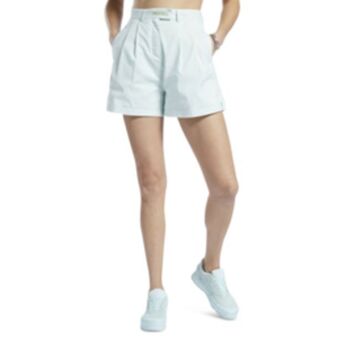 Sportscene Reebok women's classics plated green shorts offer