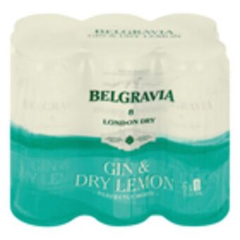 Pick n Pay Liquor Belgravia gin & dry lemon can 440ml x 6 offer