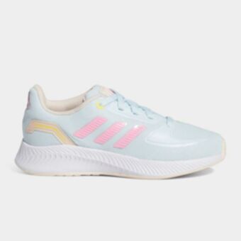 Totalsports Junior grade school adidas runfalcon 2.0 blue/pink/yellow shoes offer
