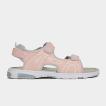 Junior grade school girls ts adventure pink/grey sandal