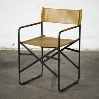 Director chair | tan leather