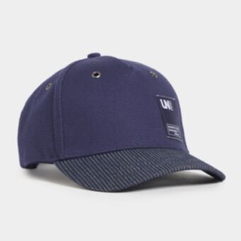 Markham Union-dnm indigo stripe peak cap offer