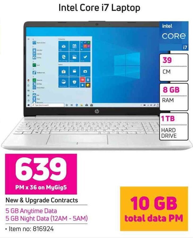 Acer Intel Core i7 Laptop offer at Game