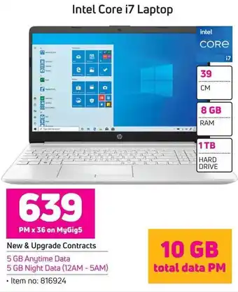 Game Acer Intel Core i7 Laptop offer