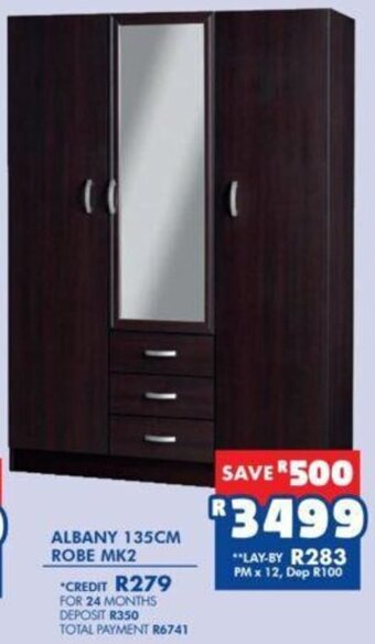 Albany 135cm Robe MK2