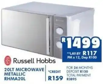 Russells Russell Hobbs Microwave Metallic RHMA 20L offer