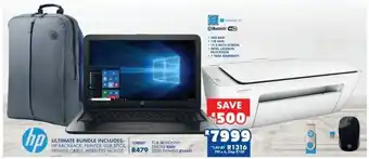 Russells HP Ultimate Bundle Includes Hp Backpack, Printer, USB Stick, Printer Cable, Wireless Mouse offer