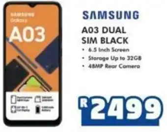 Russells Samsung A03 Dual SIM Black offer