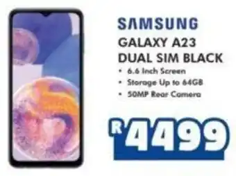Russells Samsung Galaxy A23 Dual SIM Black offer