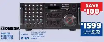 Russells Omega 80W X2 Channel Amplifier offer