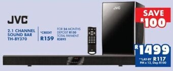 Russells JVC 2,1 Channel Sound Bar TH-BY370 offer
